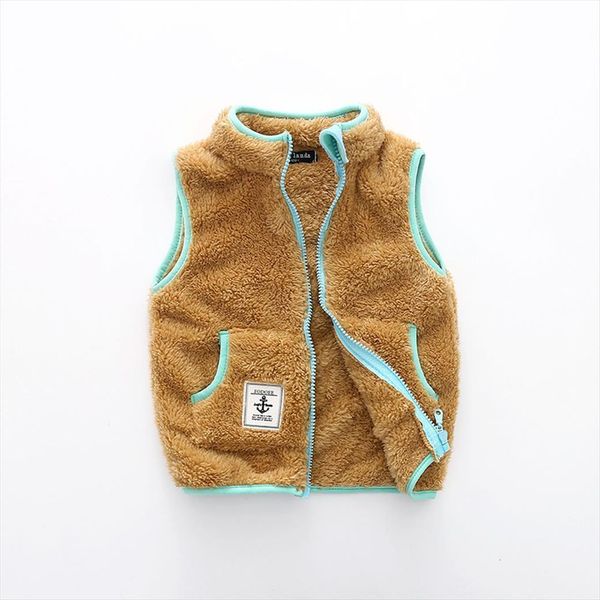 

baby boy plush vest outerwear fleece kid velvet jacket coat spring girl clothes sleeveless child waistcoat clothing, Camo