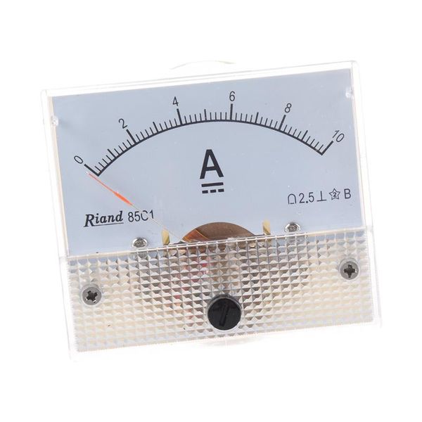 Мультиметра 85C1 DC 0-10A Прямоугольная аналоговая панель Ammeter Lauge