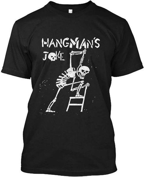 

hangman's joke horror t-shirt size s-5xl, White;black