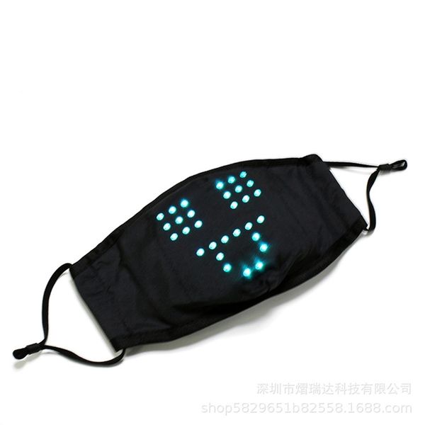 

new personalized color changing led voice control atmosphere prop luminous mask