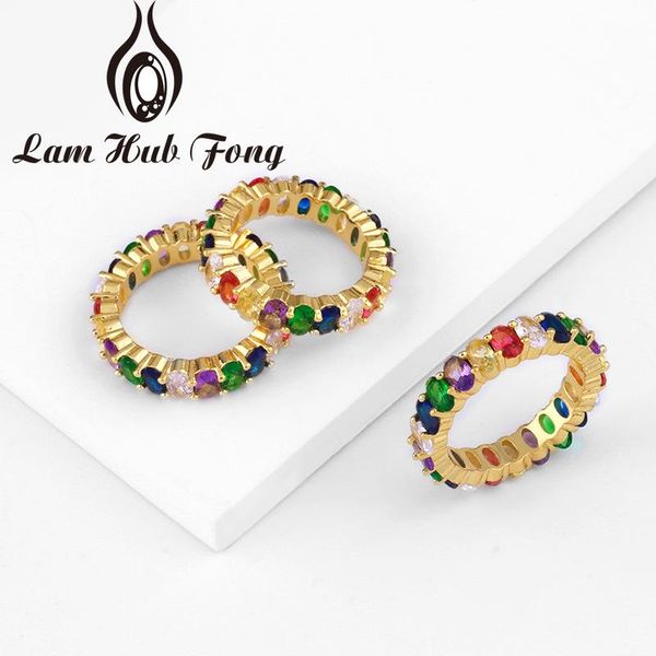 

wedding rings luxury ins women's inlaid colorful zircon oval finger ring engagement fashion party jewelry gift for women, Slivery;golden