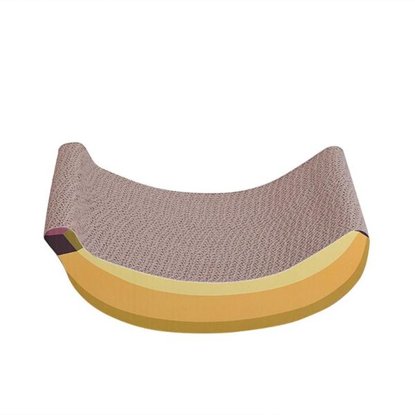 

cat beds & furniture wear-resistant corrugated paper scratching board chewing toy banana shape pet product tool