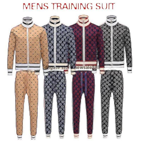 

2021 new mens tracksuit letter pattern printing track sweat suit men jackets autumn winter sportswear coat sweatshirt, Gray