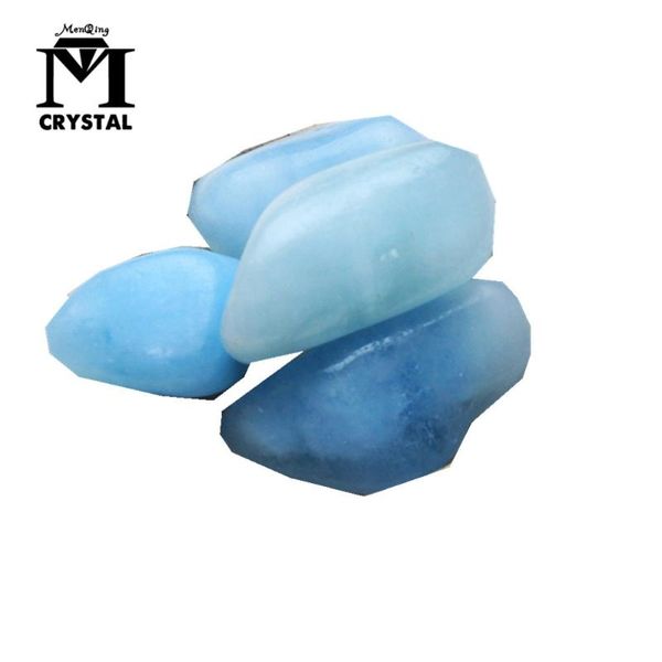 

100g natural aquamarine healing gemstone blue quartz crystal gravel specimens stones and minerals decorative objects & figurines