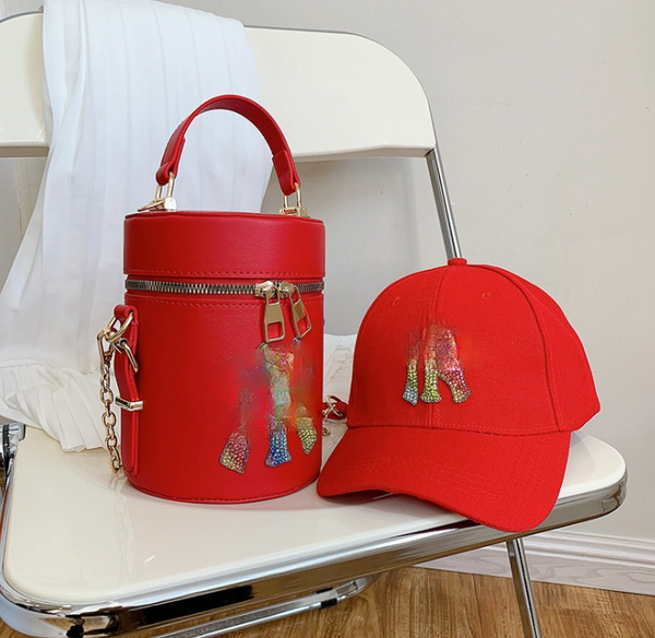 

stylish european and american color diamond evening bags cap women handbag