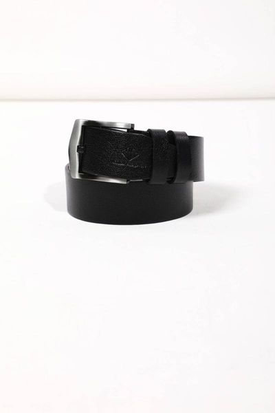 

belts black male flat genuine leather belt, Black;brown