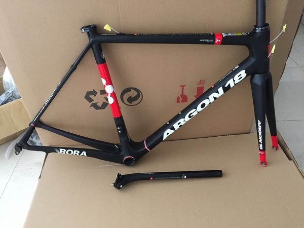 

red matte glossy argon 18 man team cycling bike frame super light just 850g weight matte glossy