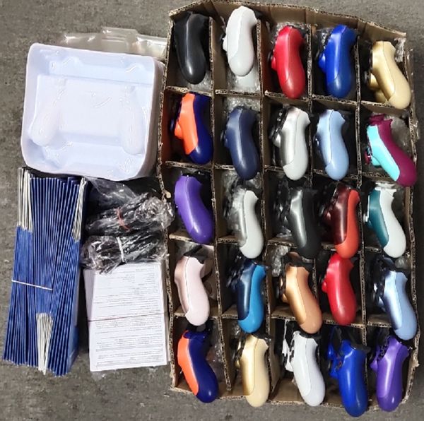 

dropship 18 colors controllers wireless controller bluetooth game controllers double shock for ps4