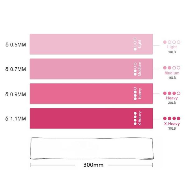 

yoga resistance bands pull band set gym fitness equipment pilates sport training workout elastic rope stretch pink