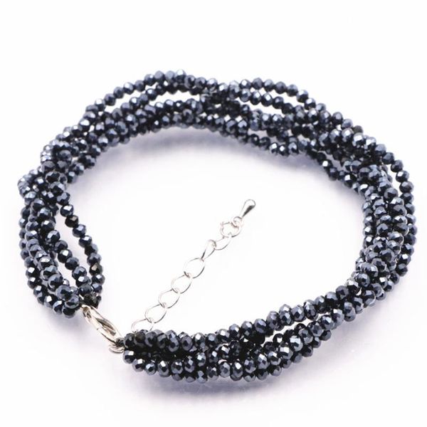

charm bracelets bohemian charming crystal beads bracelet for women multilayer glass seed beaded bangle wrist chain gift jewelry a747, Golden;silver