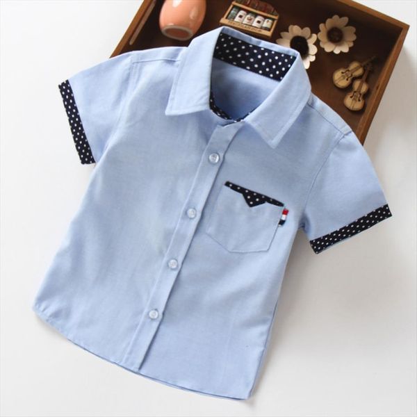 

summer baby boy uniforms clothes boys girls shirts short sleeve kids shirt school blouse for pink white, White;black