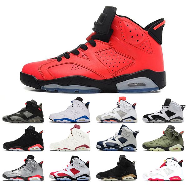

2021 original basketball shoes 6s for man woman alternate angry bull black cat carmine hare infrared marron olympic oreo sport blue tinker t