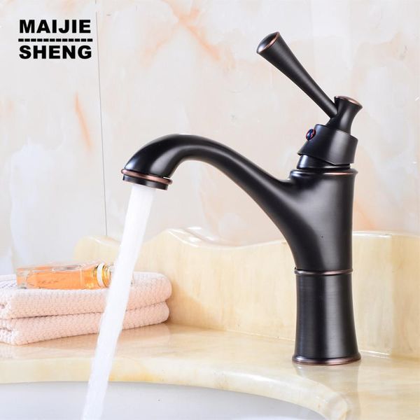 

bathroom sink faucets black mixer faucet basin waterfall oil brushed water