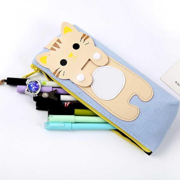 

pencil bags hobbylane cute cat bag box weaving cloth kawaii school cases case d20