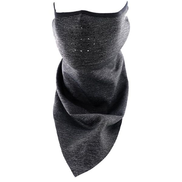 

winter outdoor hiking scarves skiing motorcycle riding windproof neck warmer face mask cycling caps & masks, Black