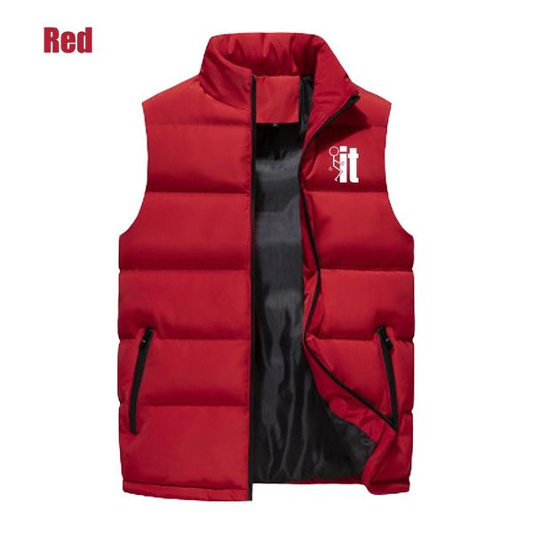 

men's vests bikinis secret men outdoor warm down vest autumn winter stand collar waistcoat casual sleeveless fashion printed jacket clo, Black;white