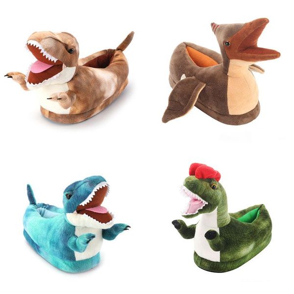 

winter women's/men floor home shoes ladies indoor plush slides female sneakers cute cartoon animal slippers couple flip flops, Black