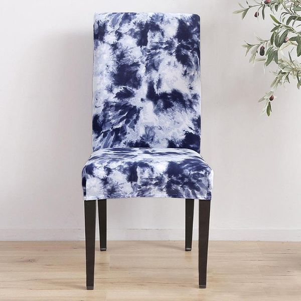 

chair covers elastic universal dining cover printing table for home