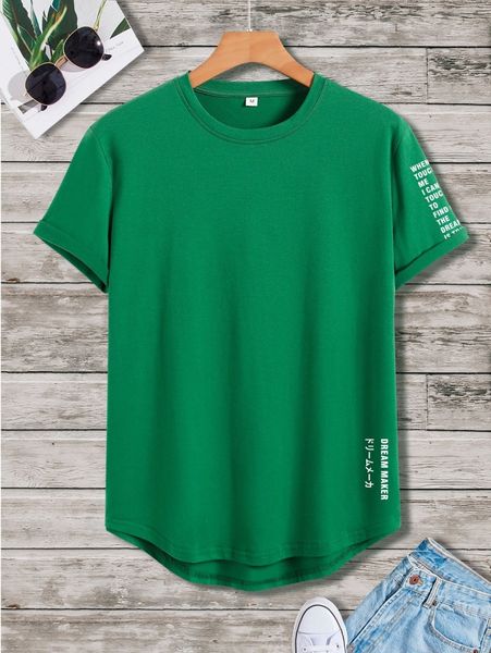 

men slogan graphic tee r3kb#, White;black