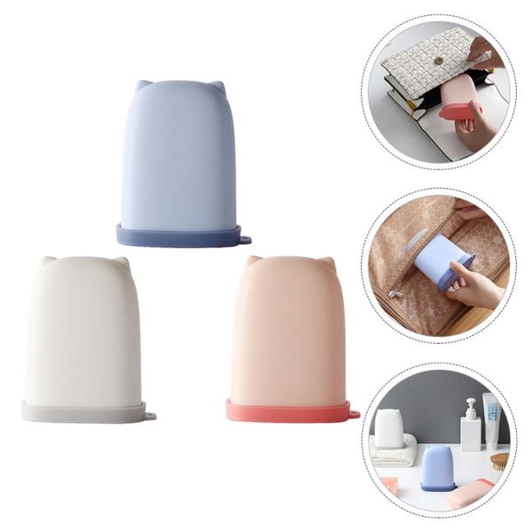 

pcs portable soap box practical dish storage container with lid gift wrap