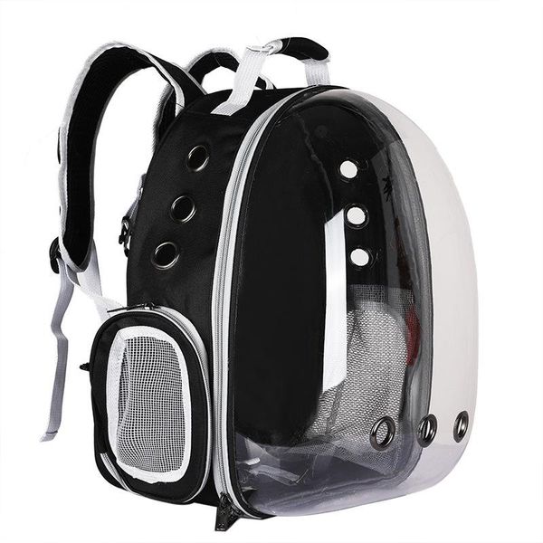 

7kittens breathable transparent pet cat puppy travel space backpack carrier bag carriers,crates & houses