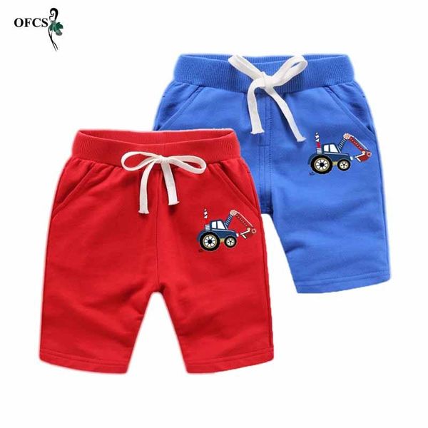 

shorts candy color cartoon kids trousers children pants for baby boys summer beach loose girl elastic size80~150 retail, Black