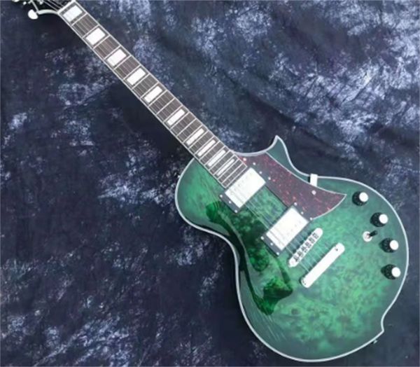

oem genuine 6 string gray green perfect electric guitar boys and girls love delivery guitars guitarra
