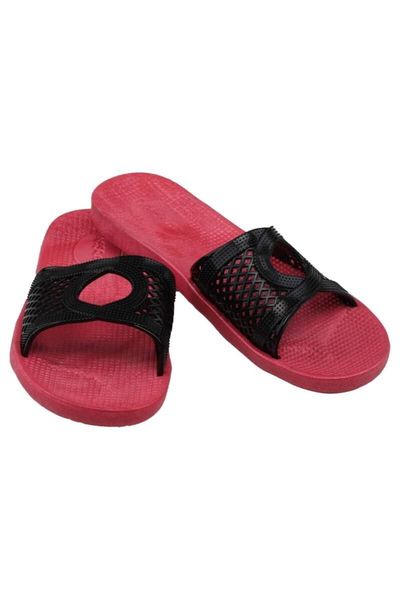 

eva women 's slippers 1831 | pomegranate flower black
