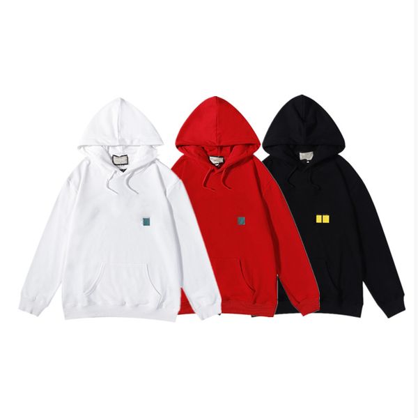 

022 men and women hoodies luxury brand designer hoodie sportswear sweatshirt fashion tracksuit leisure jacket, Black