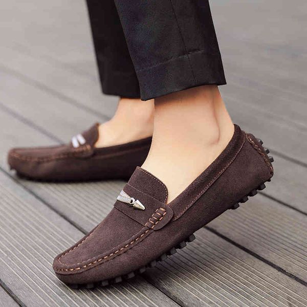 

dress shoes men footwear black loafers slip on male adulto driving moccasin soft comfortable casual sneakers flats a6hr