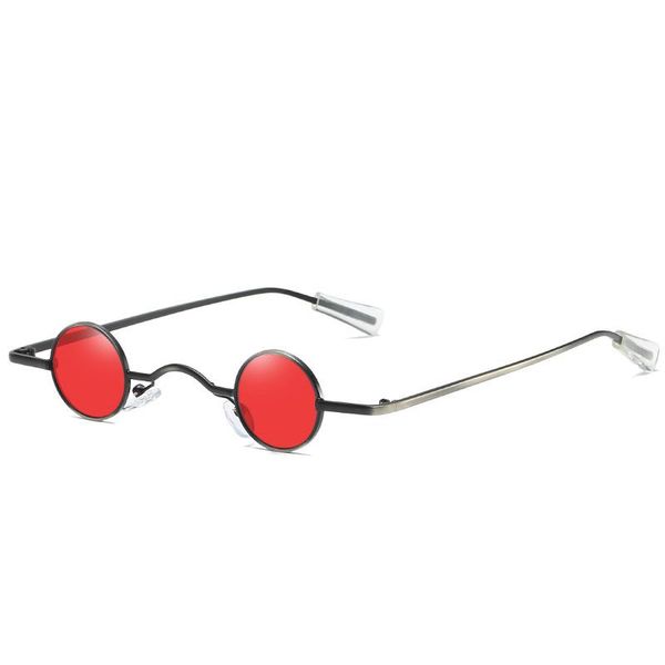 

sunglasses mini small round framed sun glasses for women men metal frame eye care accessories, White;black