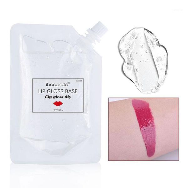 

100ml clear lip gloss base oil non-stick diy stick material gel for lipgloss handmade liquid lipstick1