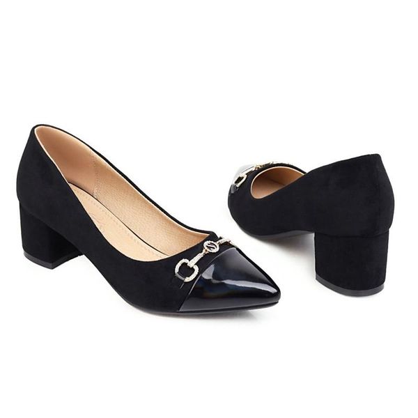 

dress shoes big size pointed single ladies high heels women woman pumps, Black