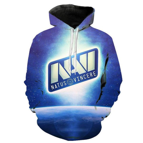 

men's hoodies & sweatshirts esports team natus vincere navi 3d print oversized fashion men women hoodie streetwear sweatshirt pullover, Black