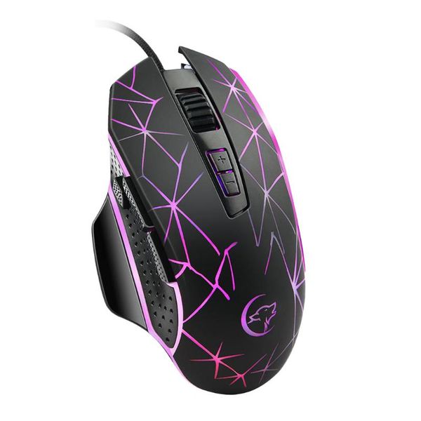 

multi-color 9 button professional gaming usb wired optical mouse mice