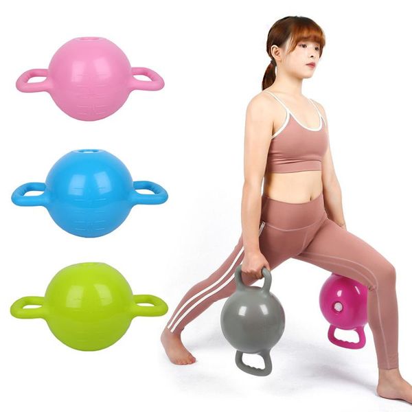 

yoga ball pilates water-filled kettle bell adjustable kettlebell dumbbell massage double water injection fitness equipment balls