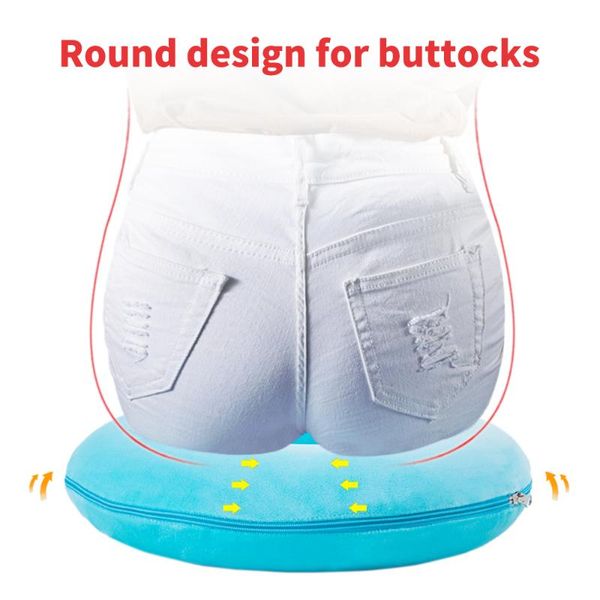 

cushion/decorative pillow memory foam seat cushion, hollow round breathable pads relief sciatica tailbone pain for office home chair car