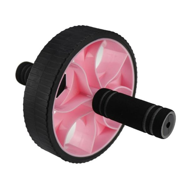 

dual handle abdominal roller wear resistant home gym body building muscle training tpe fitness equipment mute exercise wheel