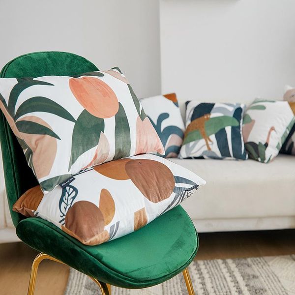 

pillow nordic peach sofa bedding white case vintage car accessories soft pillowcase fashion home decorative