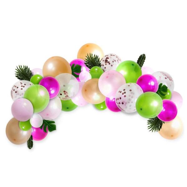 

party decoration balloon simulation leaf set for indoor outdoor birthday wedding festival