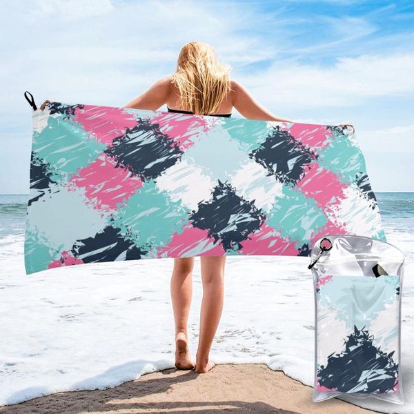 

towel quick dry beach ethnic boho pattern microfiber bath cushion swimming personalized sand free