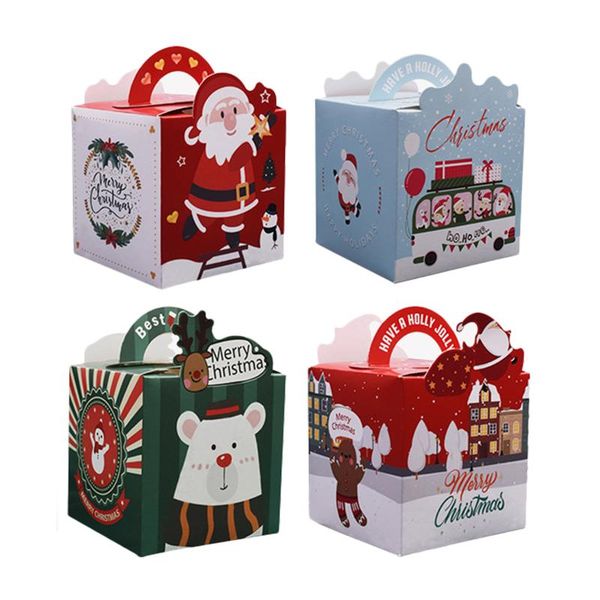 

gift wrap kids gifts bag santa claus candy box merry christmas boxes 4 styles portable 20pcs/pack 20 pcs/pack