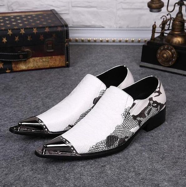 

dress shoes man printed pointed high heels leather men personality casual colorblock heighten, Black