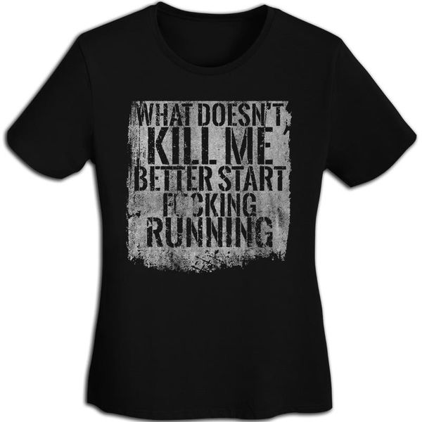 

women's t-shirt short-sleeved letter00005kill me t-shirts, White