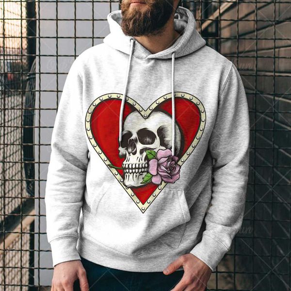 

men's hoodies & sweatshirts fashion street hipfury locomotive hop skull pattern 3d printing men's/women's hoodie spring and aut, Black