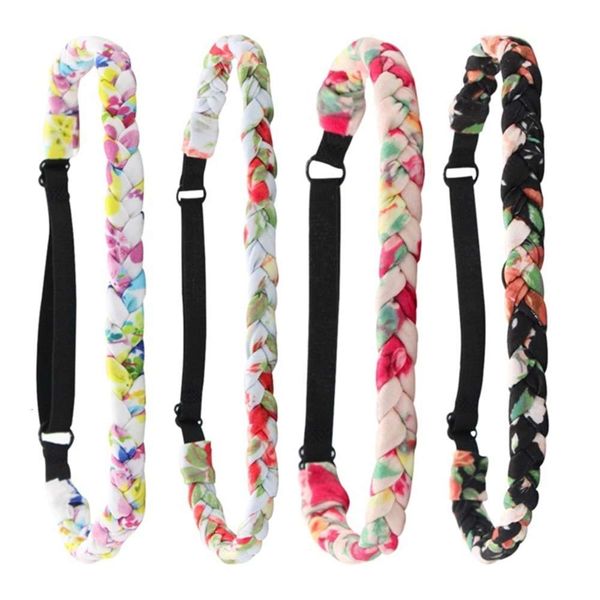 

new fabric twist braided headband with bohemian style headband, Silver