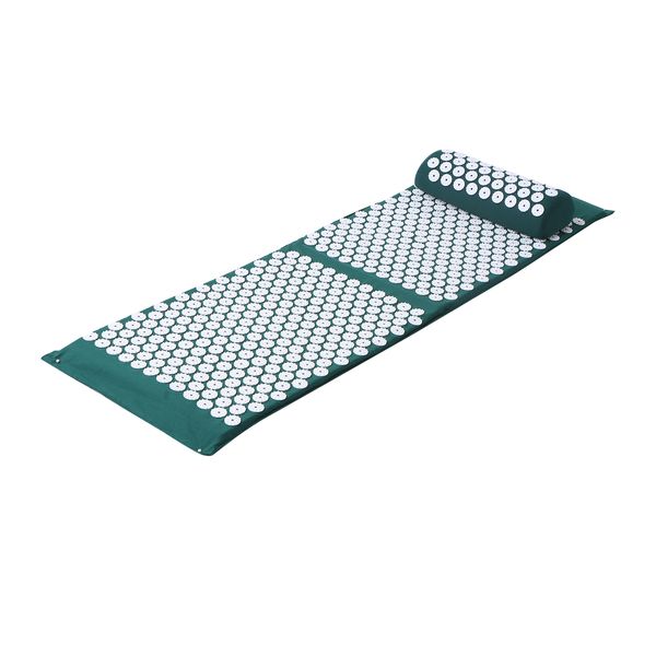 

yoga mat acupuncture massage mat cushion with cloth bag acupressure mat & pillow set for stress pain relief health carescouts