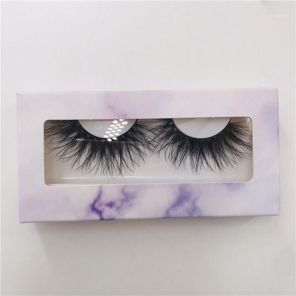

pairs/lot mink 25mm eyelashes 3d custom marble paper packages1