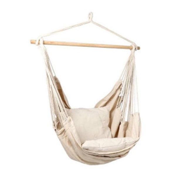 

160kg hammock garden hang lazy chair swinging indoor outdoor furniture hanging rope swing seat bed travel camping camp