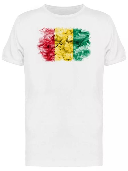 

guinea smoky flag men's tee -image by shutterstock, White;black
